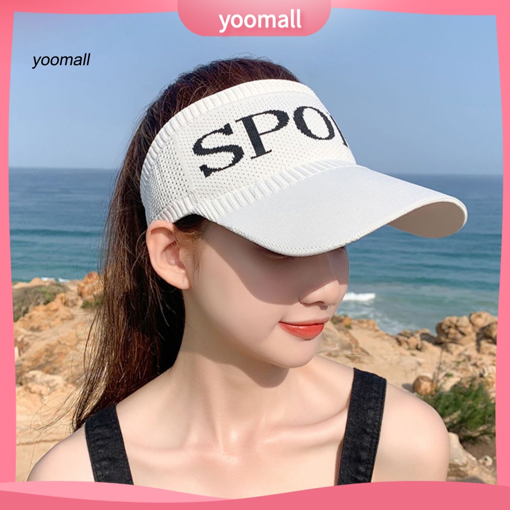 Mũ Lưỡi Trai Hở Chóp Co Giãn In Chữ YO / Long Thời Trang Cho Nữ