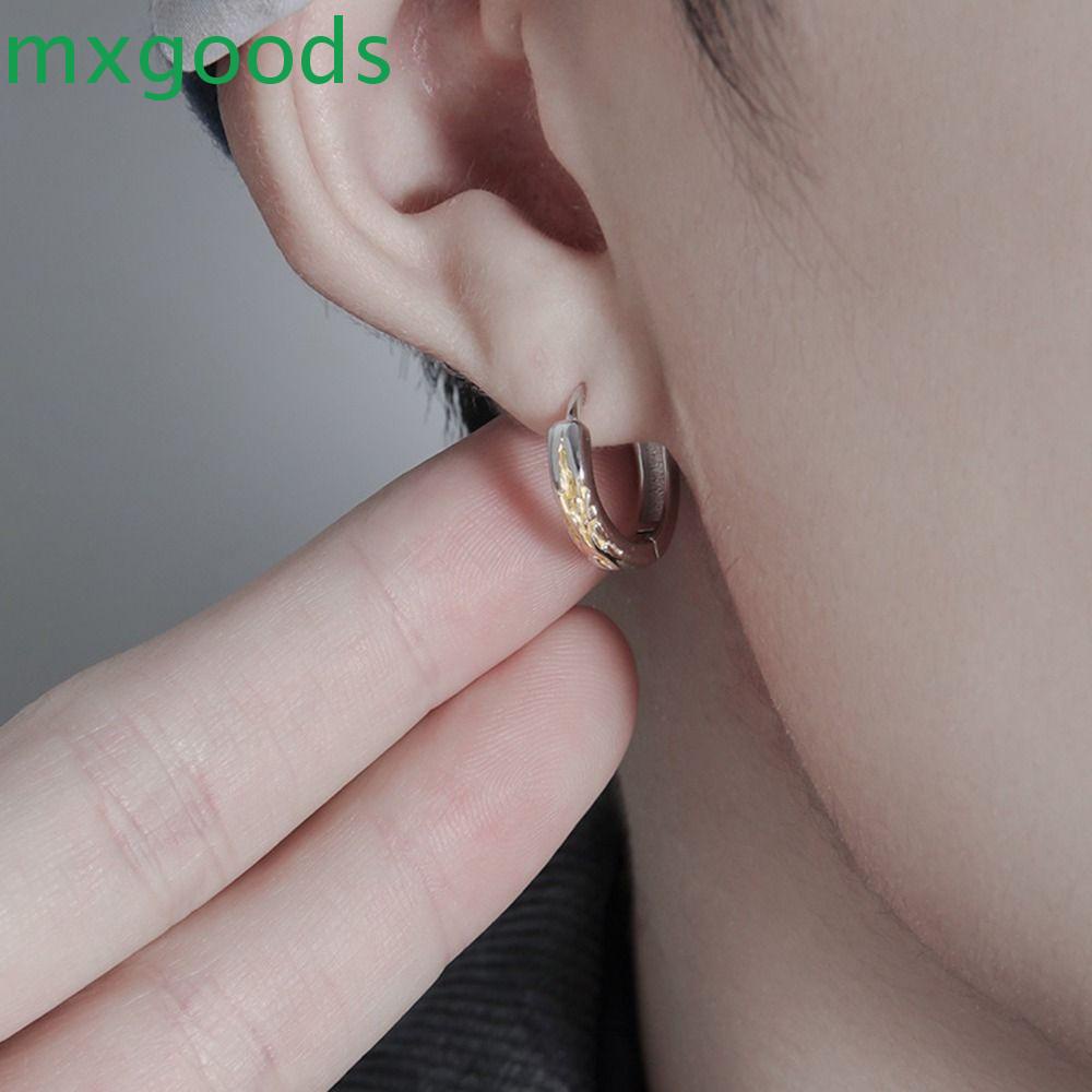 Dây Chuyền Họa Tiết Kẻ Sọc Đơn Giản Phong Cách Hiphop Thời Trang|Khuyên Tai Nữ Bằng Đồng Thời Trang