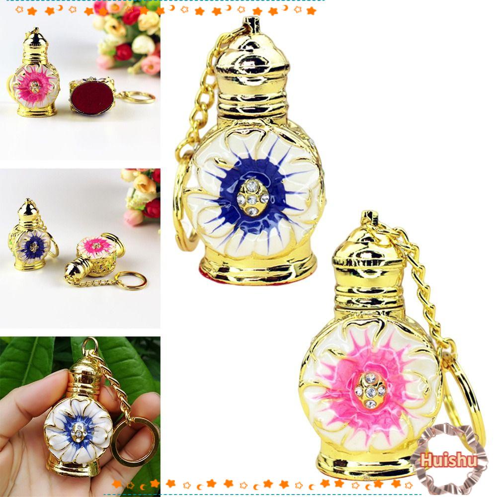 Lọ Nước Hoa 3ML Nhỏ Gọn Chống Rò Rỉ Kèm Móc Khóa Dành Cho Nữ Đi Bộ Đường Dài