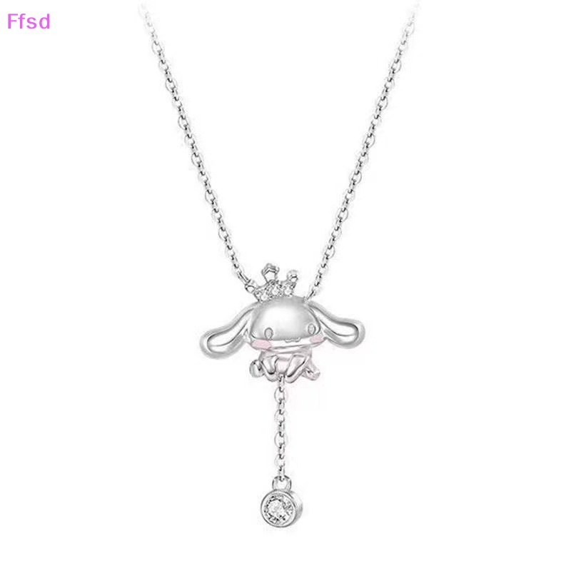 {Ffsd} Vòng cổ Mặt Hoạt Hình Cinnamoroll Tua Rua Thời Trang Quà Tặng Sinh Nhật Cho Nữ
