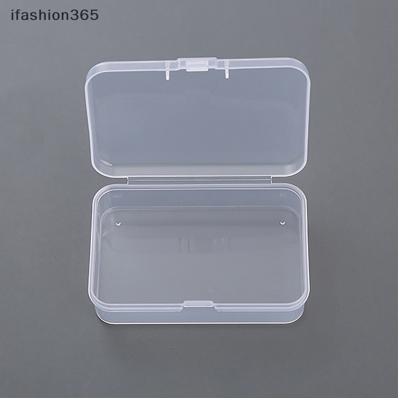Set 2 Hộp Nhựa Vuông Trong Suốt Đựng Trang Sức Tiện Dụng ifashion365