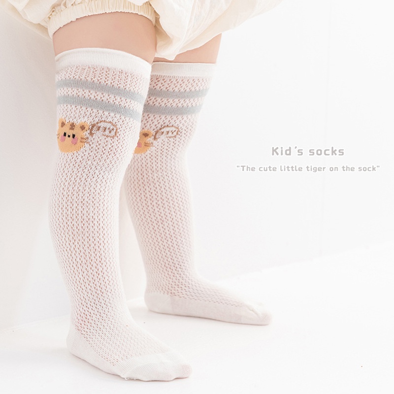 Vớ Cotton Lưới Mỏng Dài Qua Gối Chống Muỗi Dành Cho Bé Sơ Sinh