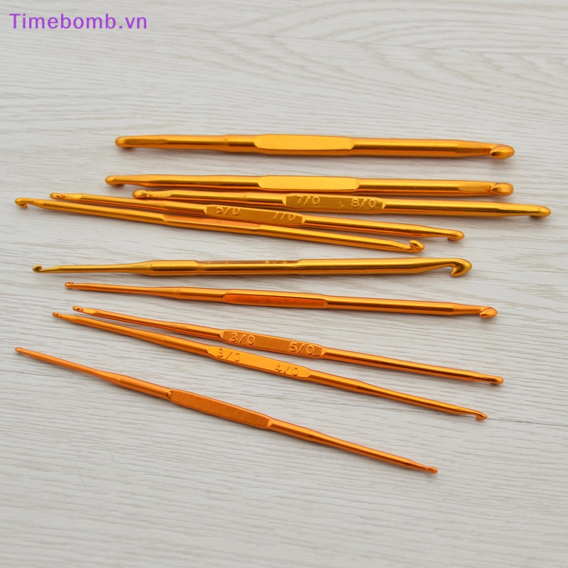 # Túi Đeo Chéo Thời Trang Hàn Cho Nữ # Set 10 Kim Móc Len Bằng Nhôm