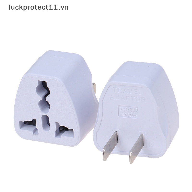 # Dây Cáp 3C &amp; NEW 3C # Phích Cắm Chuyển Đổi Từ EU UK AU Sang US USA AC Tiện Dụng Khi Đi Du Lịch