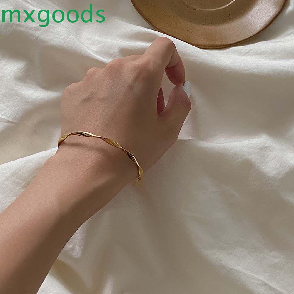 Vòng Đeo Tay Dạng Mở Phong Cách Retro Vintage Cho Nữ