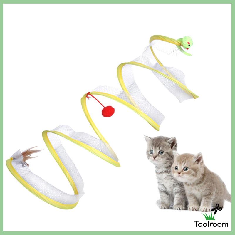 Đường Hầm Đồ Chơi Gấp Gọn Vui Nhộn Dành Cho Mèo Cưng