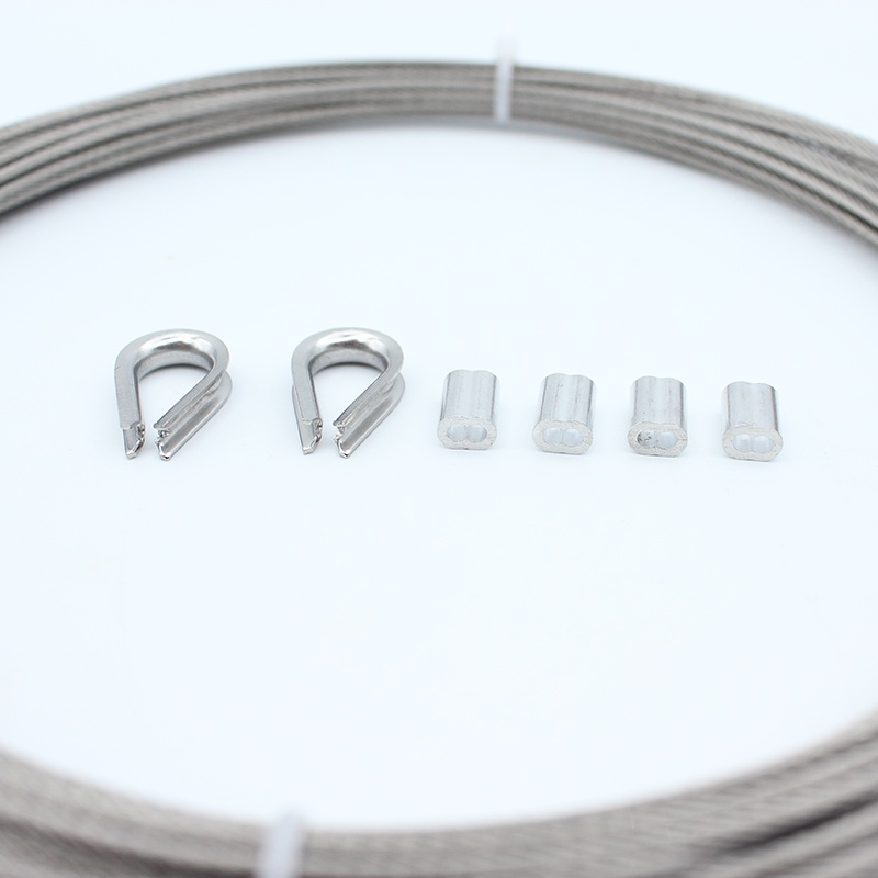 Cuộn Dây Thép Không Gỉ 304 Độ Bền Cao (1.2mm / 1.5mm / 2.0mm) - 10Meter - Bonus Bao Gồm Bonus