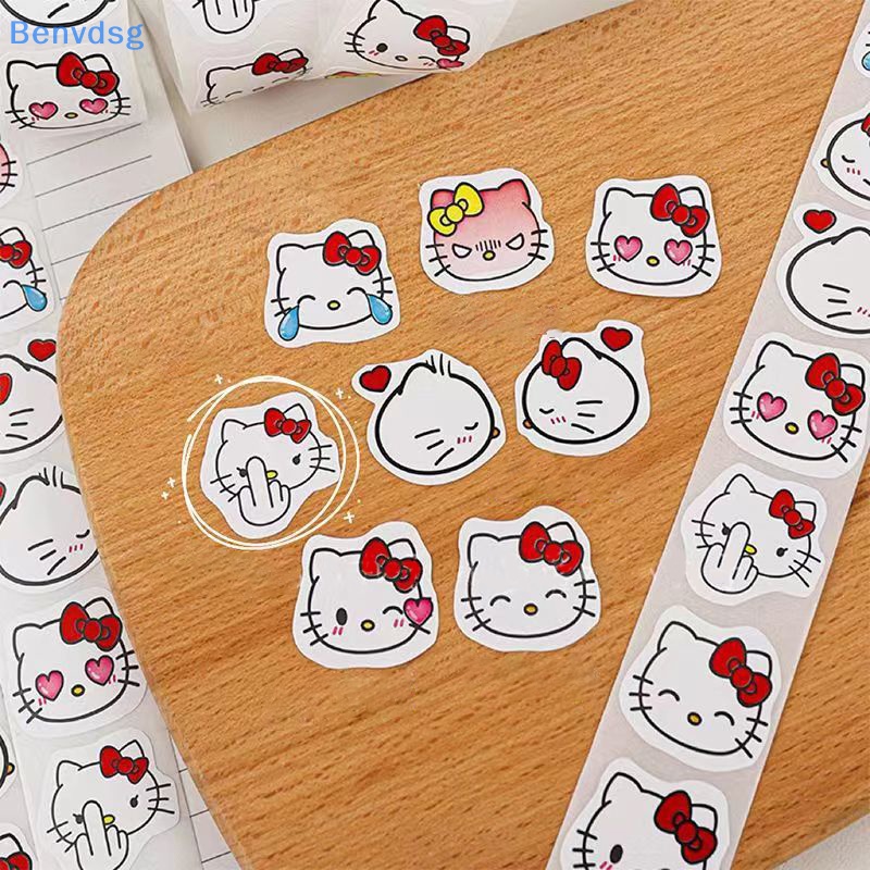 Bộ 500 Sticker Hello Kitty Pachacco Chống Thấm Nước Dùng Để Trang Trí Sổ Tay / Nhật Ký