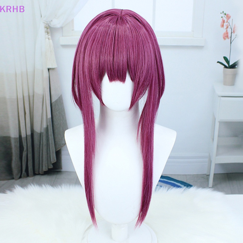 Tóc Giả 45cm Màu Tím Dùng Để Hóa Trang Nhân Vật Hankai Star Rail Kafka Mới