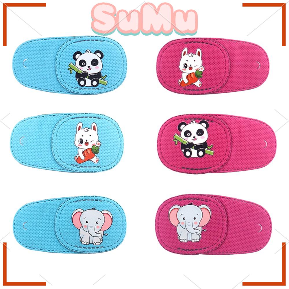 SUMU Bộ 6 Miếng Dán Mắt Hoạt Hình Chăm Sóc Sức Khỏe Cho Trẻ Em