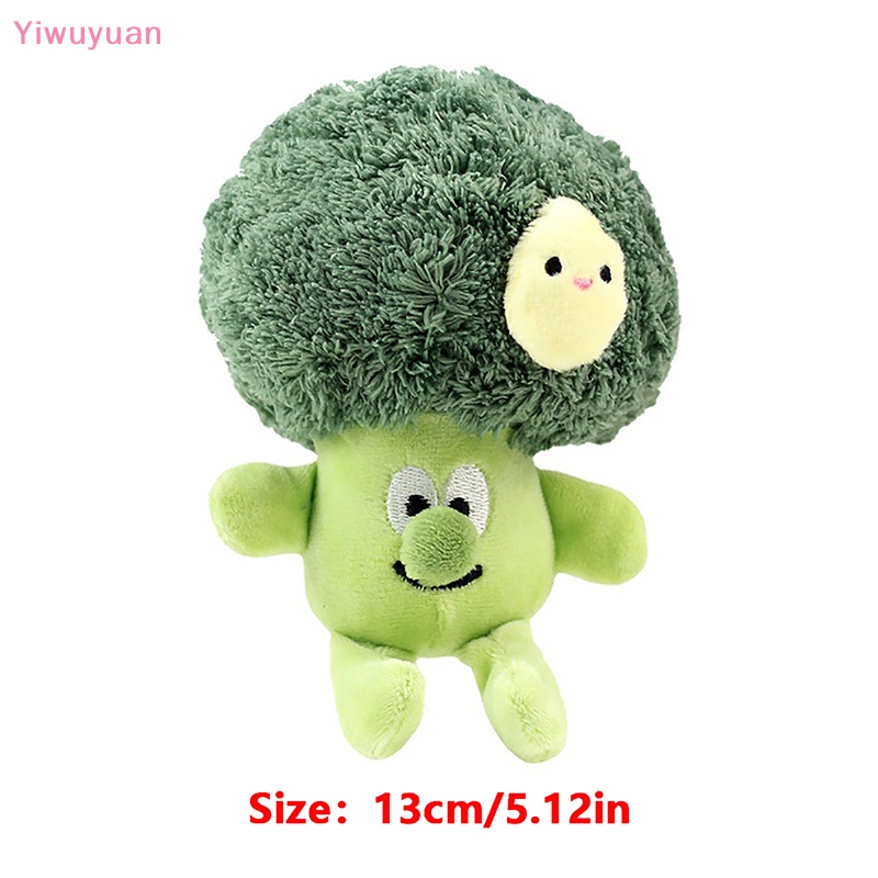 < Yiwuyuan > Đồ chơi nhồi bông Hình Rau Củ Broccoli Mềm Mại Dễ Thương Làm Quà Tặng Cho Bé Mới