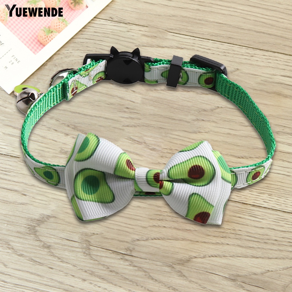 Vòng Cổ Gắn Nơ Thân Thiện Với Da Có Thể Tháo Rời Cho Thú Cưng