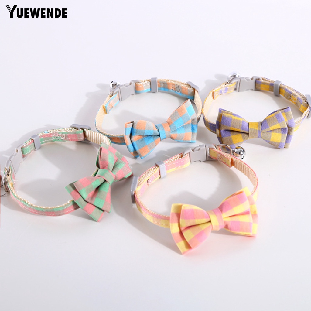 Vòng Cổ Gắn Nơ Trang Trí Thân Thiện Với Da Cho Thú Cưng