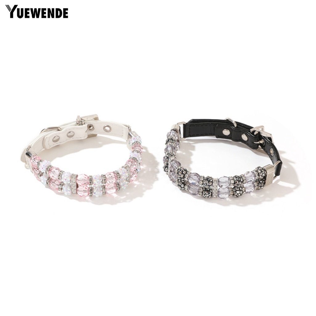 Vòng Cổ Đính Hạt Chống Đứt An Toàn Cho Thú Cưng