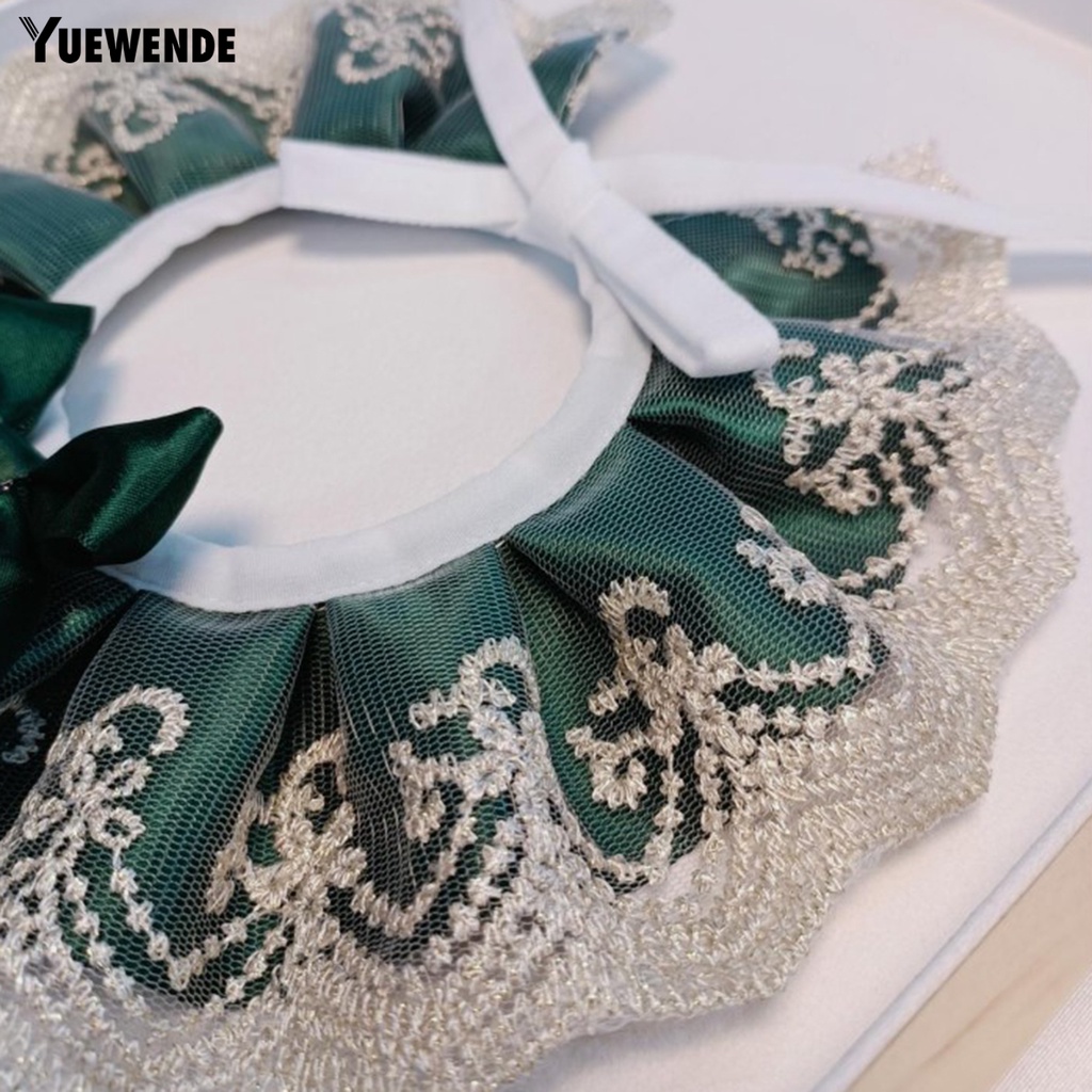 Yq.e Yếm Thắt Nơ Bằng Ren Thân Thiện Với Da Cho Thú Cưng Chụp Ảnh