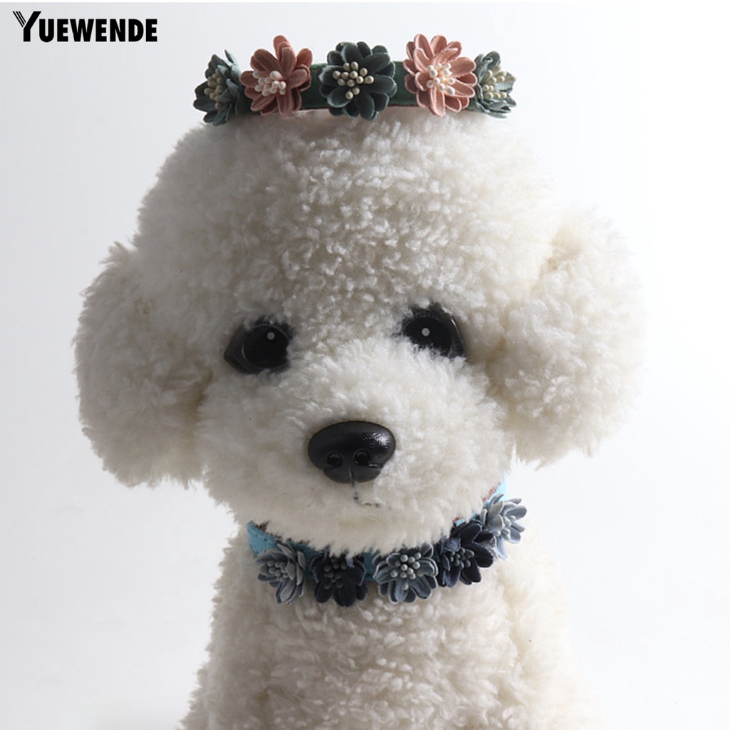 Vòng Cổ Họa Tiết Hoa Có Thể Điều Chỉnh Cho Thú Cưng