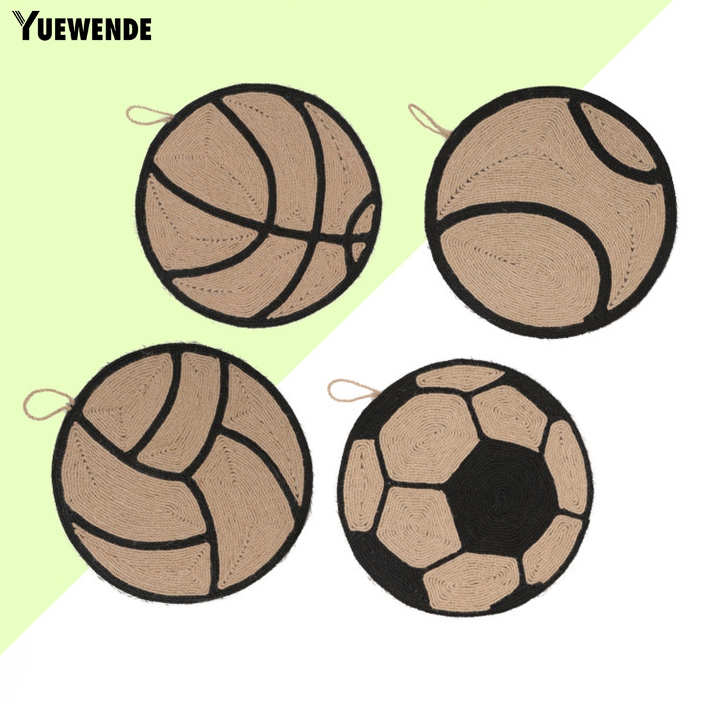 Thảm Lót Sàn YQ.E Chống Trượt Chống Mài Mòn In Họa Tiết Móng Vuốt Có Dây Đeo Cho Thú Cưng