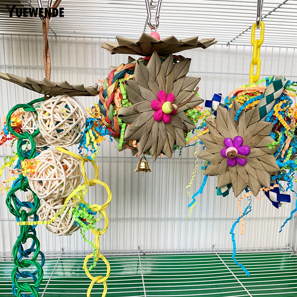 Đồ Chơi Treo Cho Vẹt Cưng Nhai Thỏa Thích Vui Nhộn