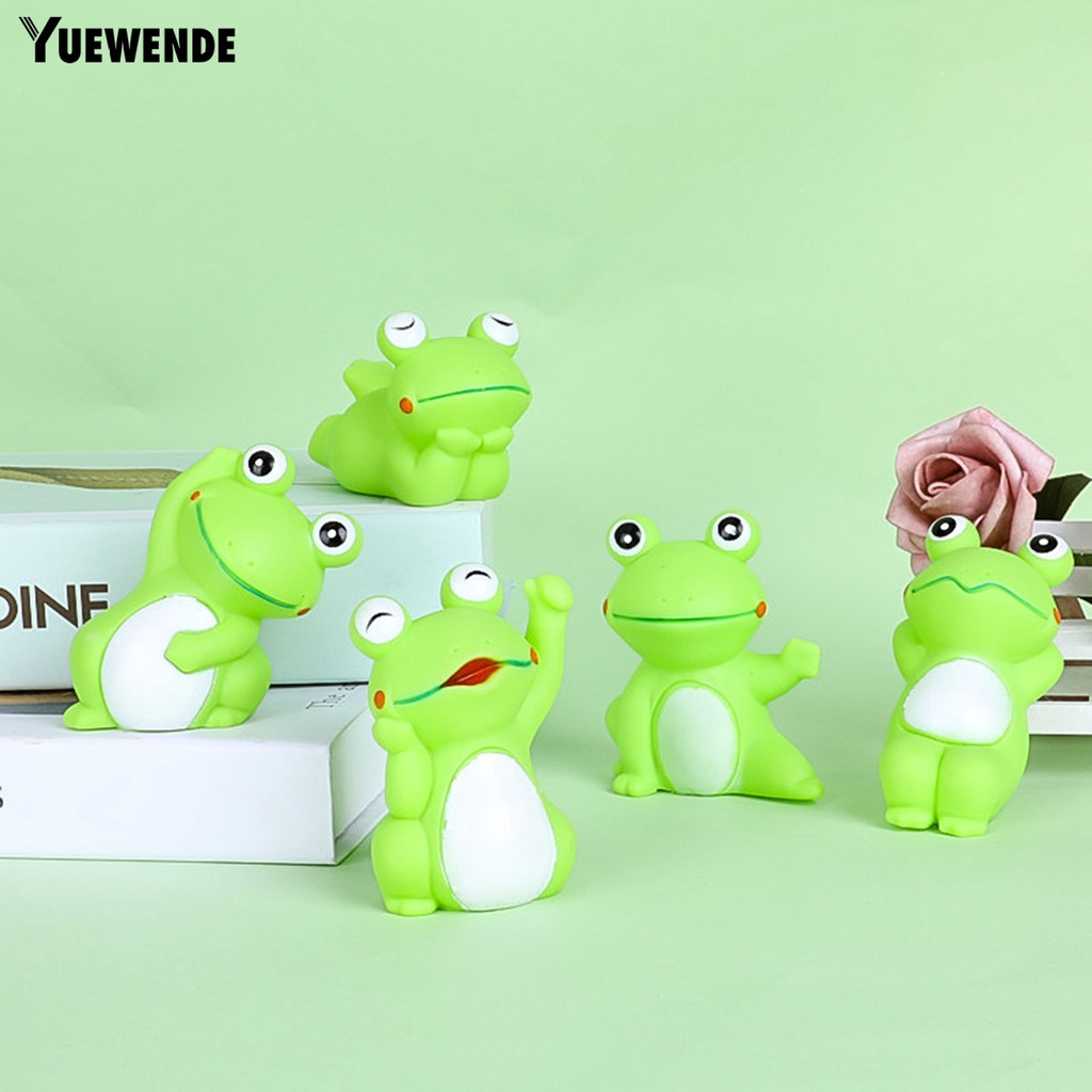 Bộ 4 Đồ Chơi Mềm Mại Hình Chú Ếch Vui Nhộn Chống Cắn Cho Thú Cưng