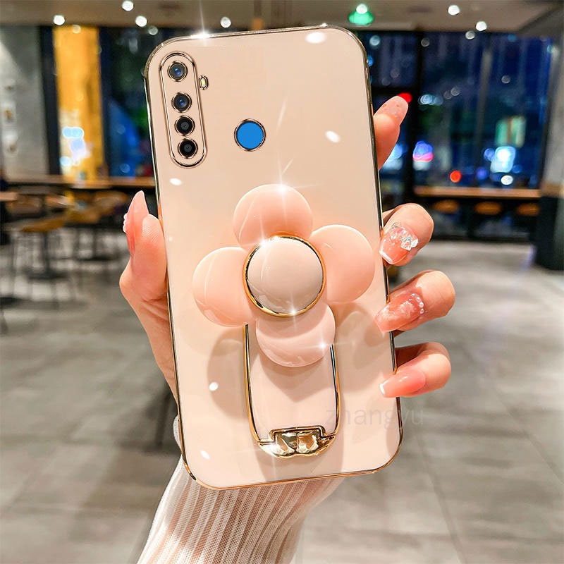 Ốp lưng Realme 5 5i 5s realme 6i c3 c3i realme 5 pro TPU Mềm Siêu Mỏng Mạ Điện Hình Cối Xay Gió 3D Chống Sốc Cho Realme 5 5i 5s realme 6i c3 c3i realme 5 pro Mạ điện Ốp Điện Thoại