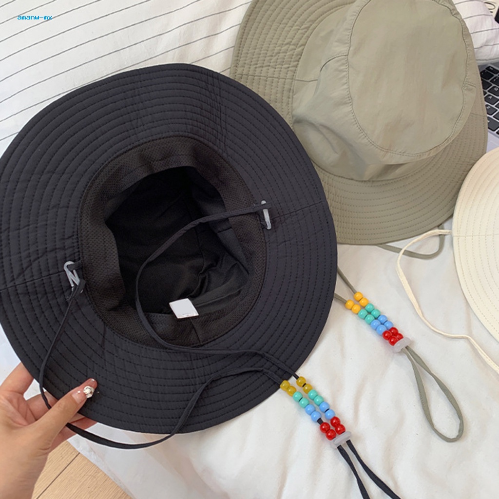 Nón Tai Bèo Vành Rộng Chống Tia Uv / Gió Có Thể Gấp Gọn Tiện Dụng Mang Theo Du Lịch Cho Nữ