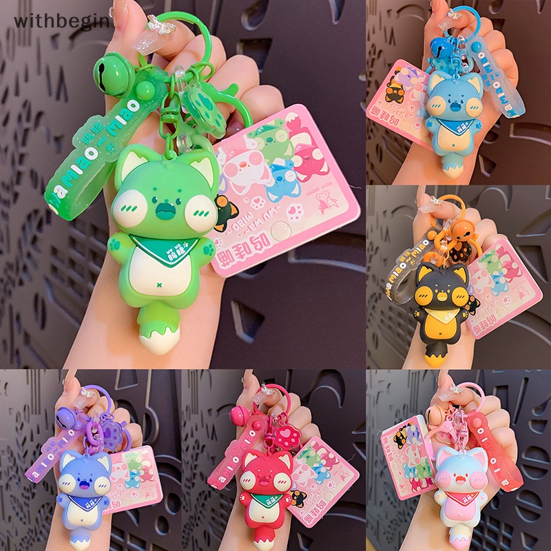 Móc Khóa Hình Mèo Bông Dễ Thương Đáng Yêu