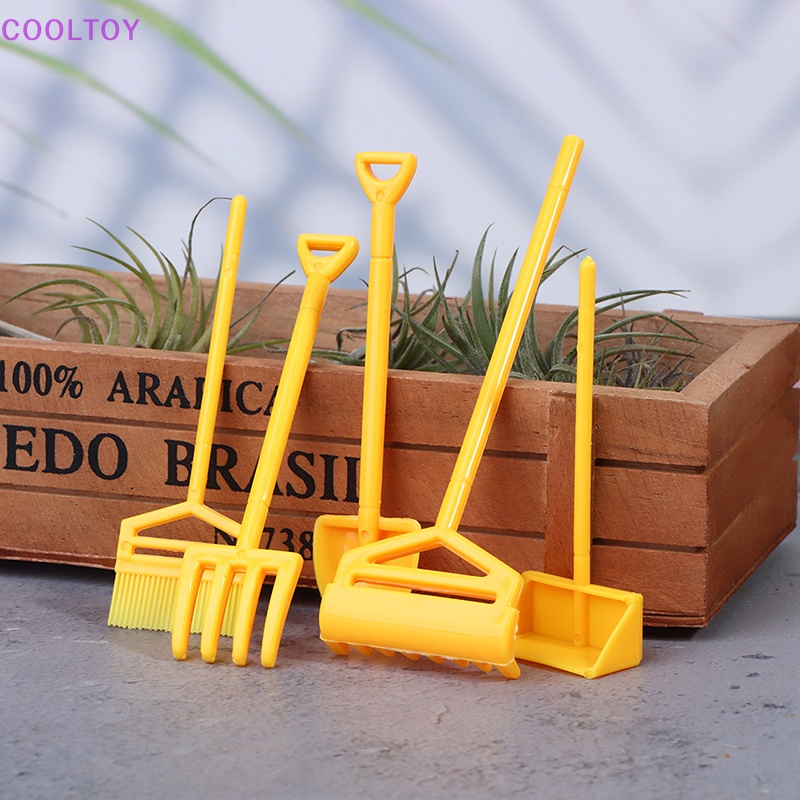 Set 5 Dụng Cụ Dọn Dẹp Nhà Búp Bê Tỉ Lệ 1: 12 Cao Cấp