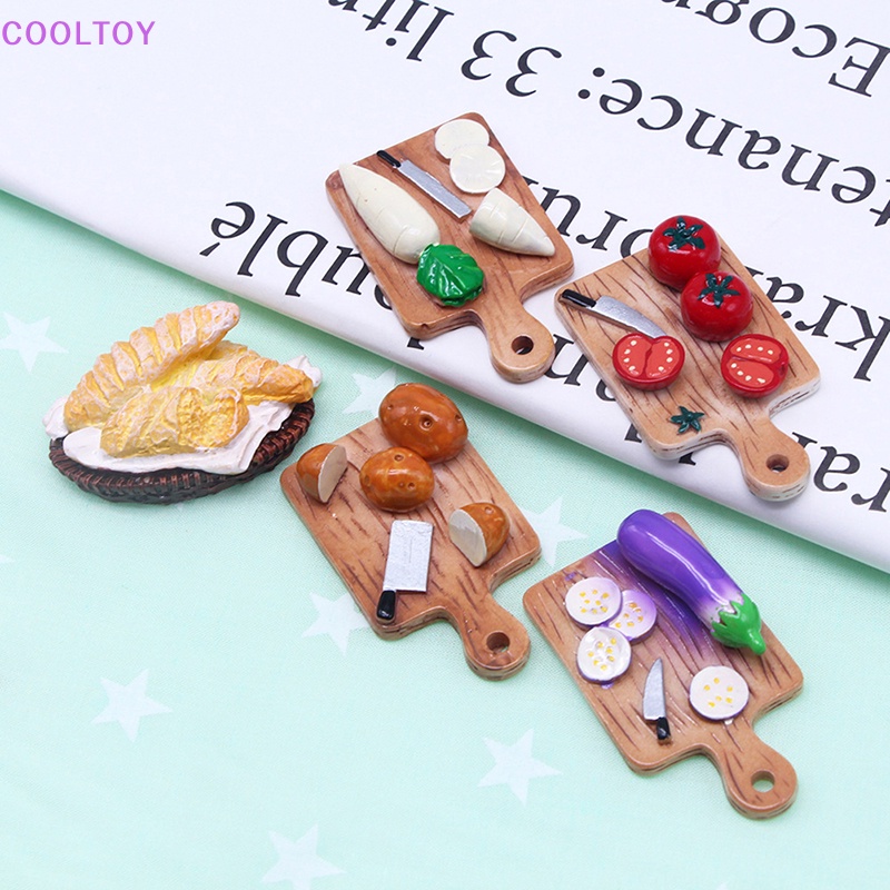 Cooltoy Phụ Kiện Bảng Cắt Mô Hình Trang Trí Nhà Búp Bê Thu Nhỏ Cho Trẻ Em