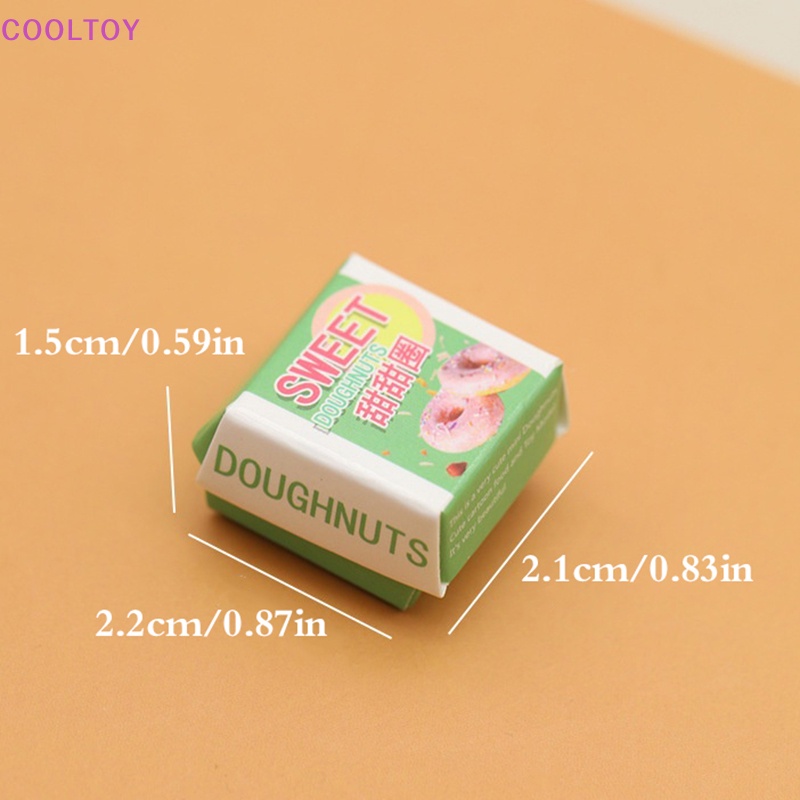 Mô Hình Hộp Bánh donut Trang Trí Cho Nhà Búp Bê