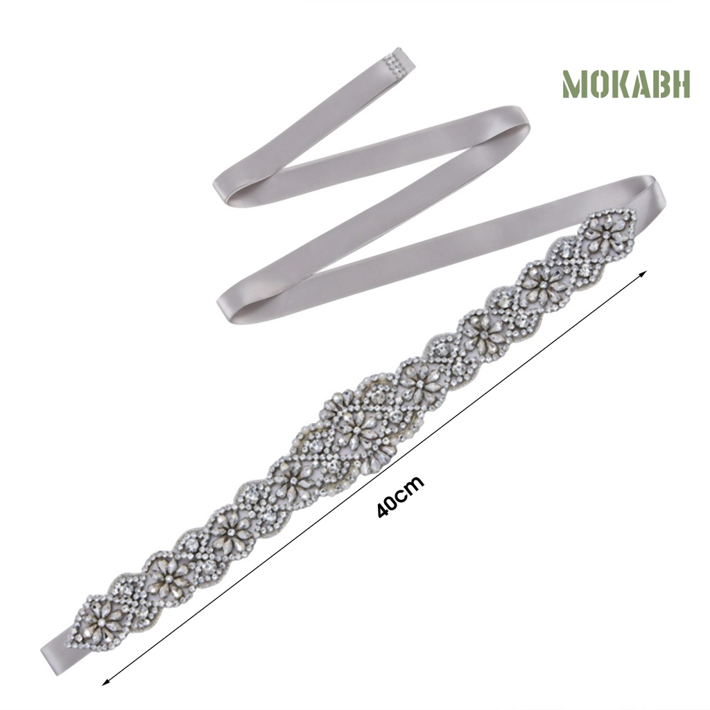 Thắt Lưng Đính Đá Lấp Lánh Chống Rách Dành Cho Cô Dâu