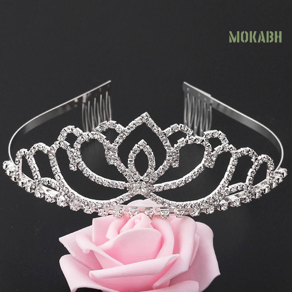 Vương Miện Đính Đá Lấp Lánh Trang Nhã Dành Cho Nữ