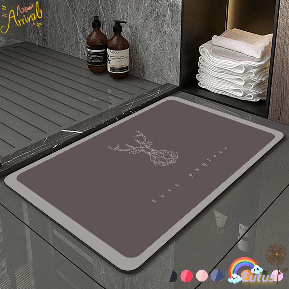 Thảm Chùi Chân Chống Trượt Nhanh Khô 60x40cm Tiện Dụng Cho Gia Đình