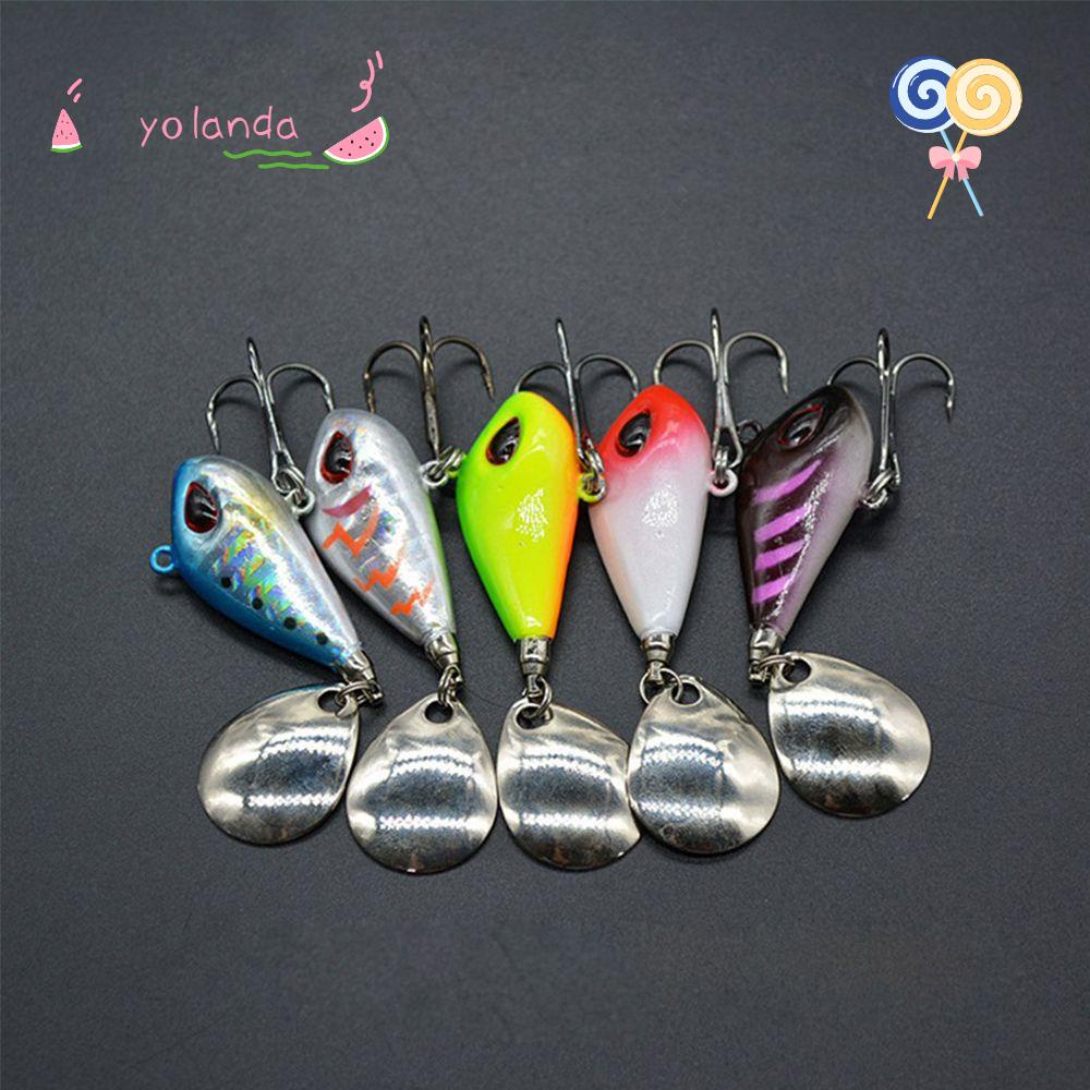 Móc Câu Cá Kim Loại 6 / 10 / 17 / 25g Thiết Kế Xoay Tròn Tiện Dụng