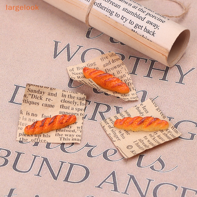 Mô Hình Bánh Mì Baguette Mini Tỉ Lệ 1: 12 Trang Trí Nhà Búp Bê