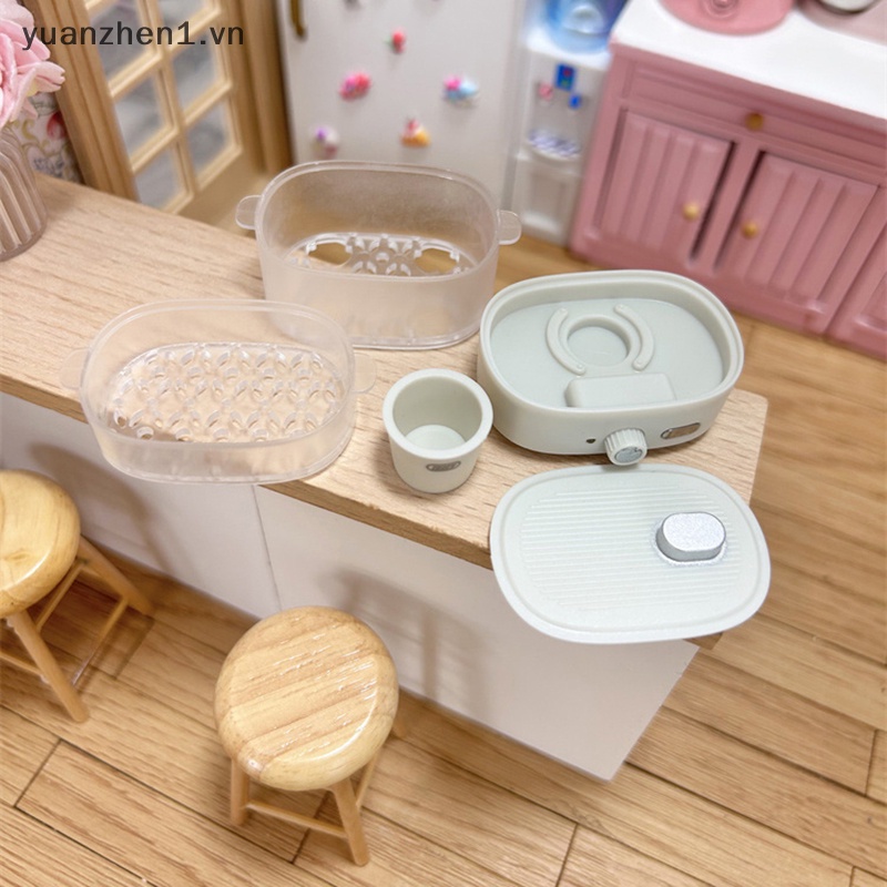 1 Mô Hình Nồi Hấp Điện Tử Tỉ Lệ 1: 12 Trang Trí Nhà Búp Bê