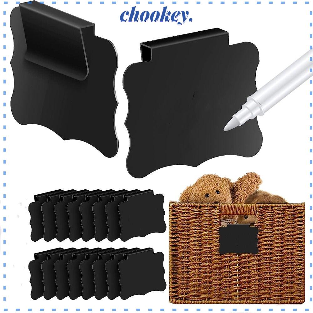 CHOOKEY Hộp Đựng Nhãn Đánh Dấu Ghi Chú Có Thể Tháo Rời Tiện Dụng