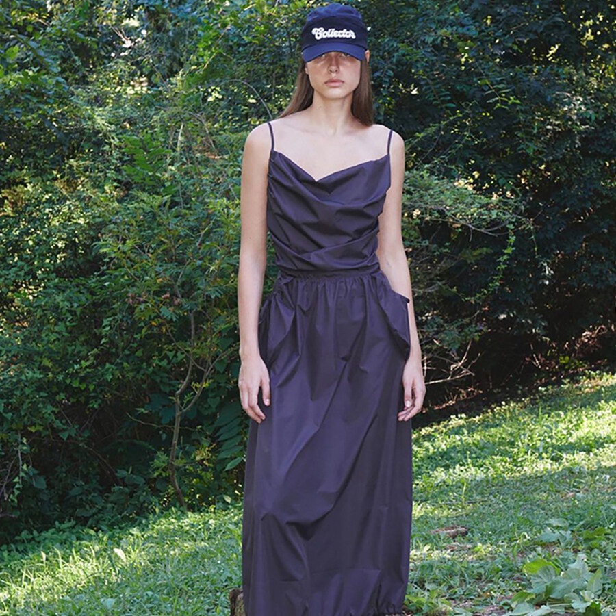 Kliou Đầm Maxi Dáng Chữ A Hai Dây Hở Lưng Thời Trang 2023 Mới Thanh Lịch Gợi Cảm Dành Cho Bạn Nữ