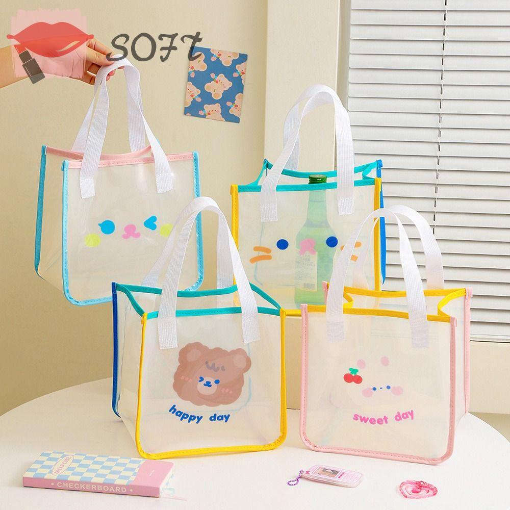 Túi Nhựa Dẻo Chống Thấm Nước In Họa Tiết Hoạt Hình Dễ Thương