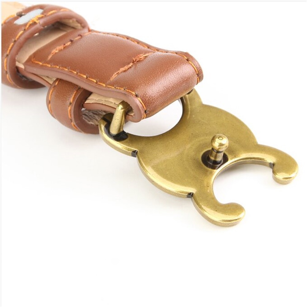 Thắt Lưng Hai Chữ C Mềm Chất Lượng Cao Phong Cách Retro Thời Trang Cho Nữ