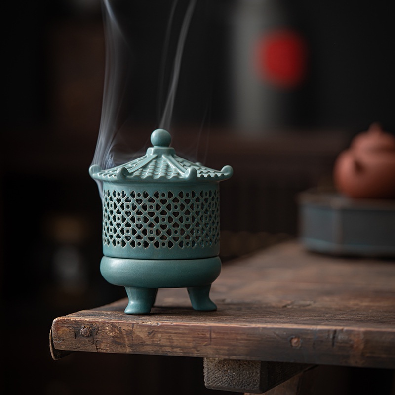 Tháp Đốt Trầm Hương Bằng Sứ Thiết Kế Sáng Tạo Trang Trí Nhà Cửa
