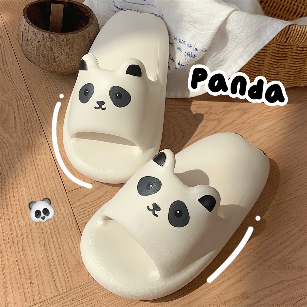Dép Sandal Đế Mềm Hình Gấu Trúc Dễ Thương