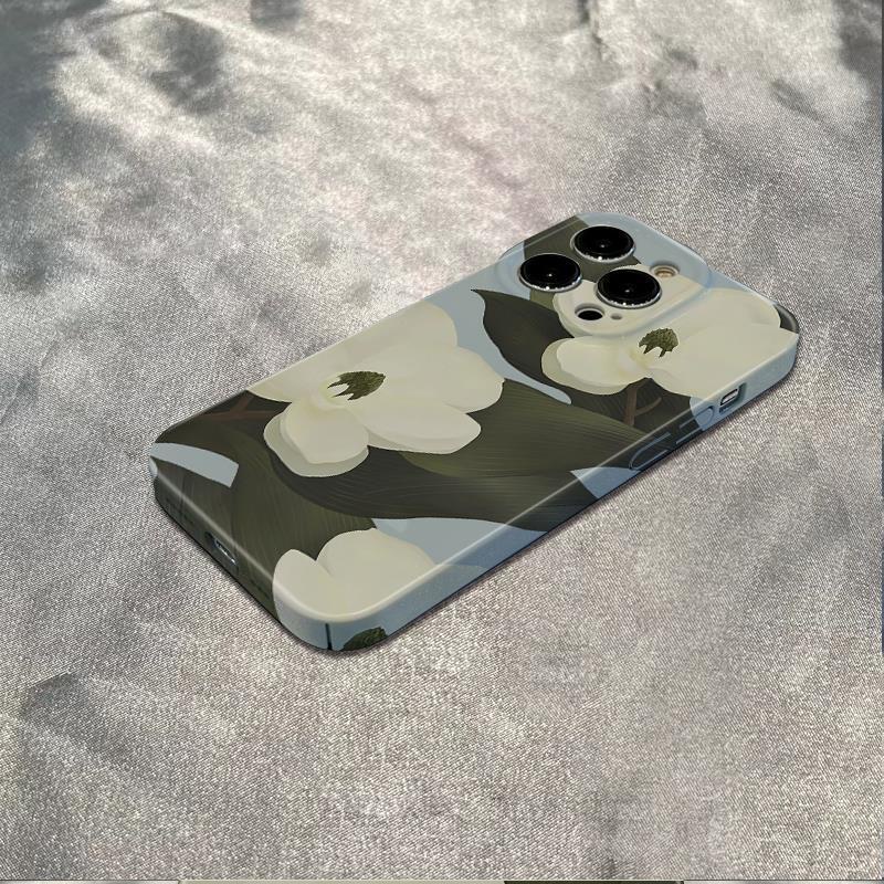 Ốp Điện Thoại Chống Sốc Họa Tiết Hoa Lê Đơn Giản Cho iPhone1211plus13 Apple max14pro78 6Inch