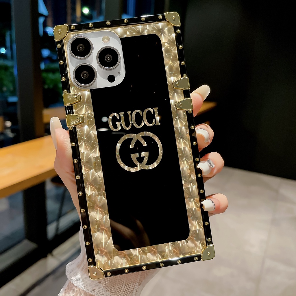 Ốp Điện Thoại Hình Vuông In Logo Thời Trang Sang Trọng Cho oppo reno 10 / 10 pro / 10 pro + / 8t / 8z / 7z 4g 5g