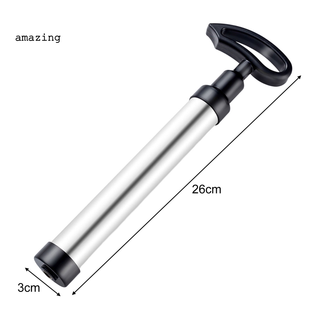 1 Bộ Dụng Cụ Bơm Bóng Rổ Với Ống Nối Dài Bằng Hợp Kim Nhôm Tiện Dụng