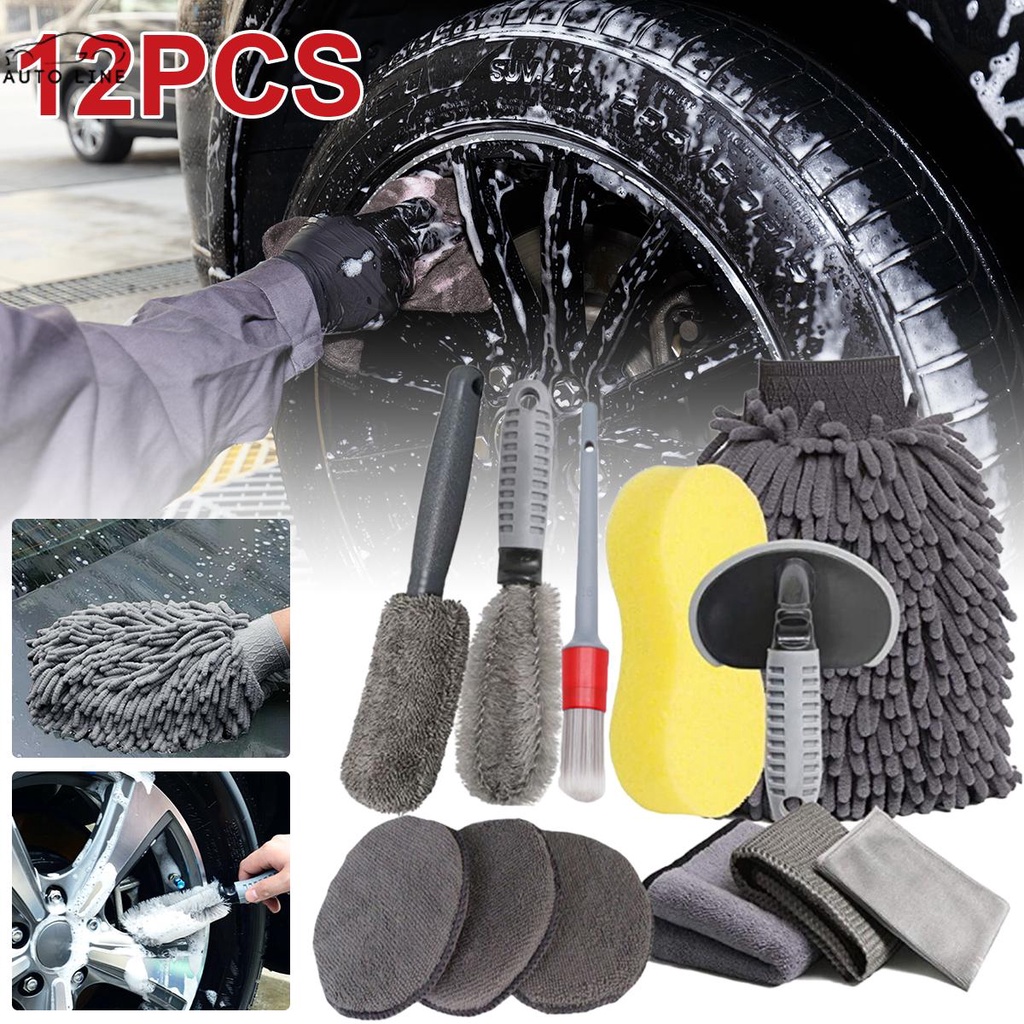 12 Dụng Cụ Vệ Sinh Xe Hơi Tiện Lợi SHOPCYC3621