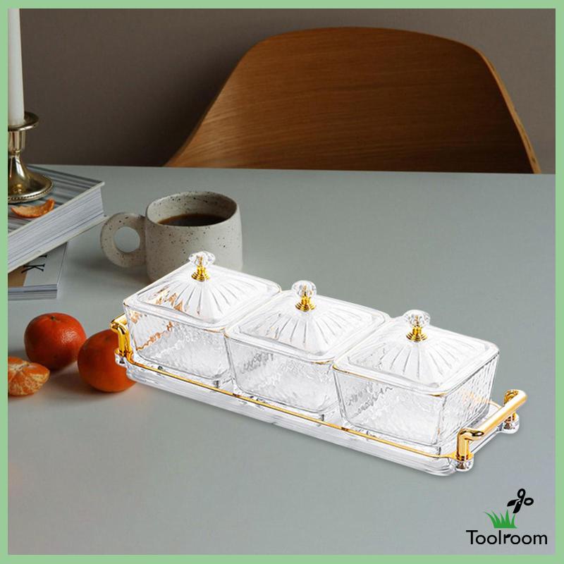 Khay Đựng Gia Vị Có Nắp Đậy Tháo Rời Được Tiện Lợi