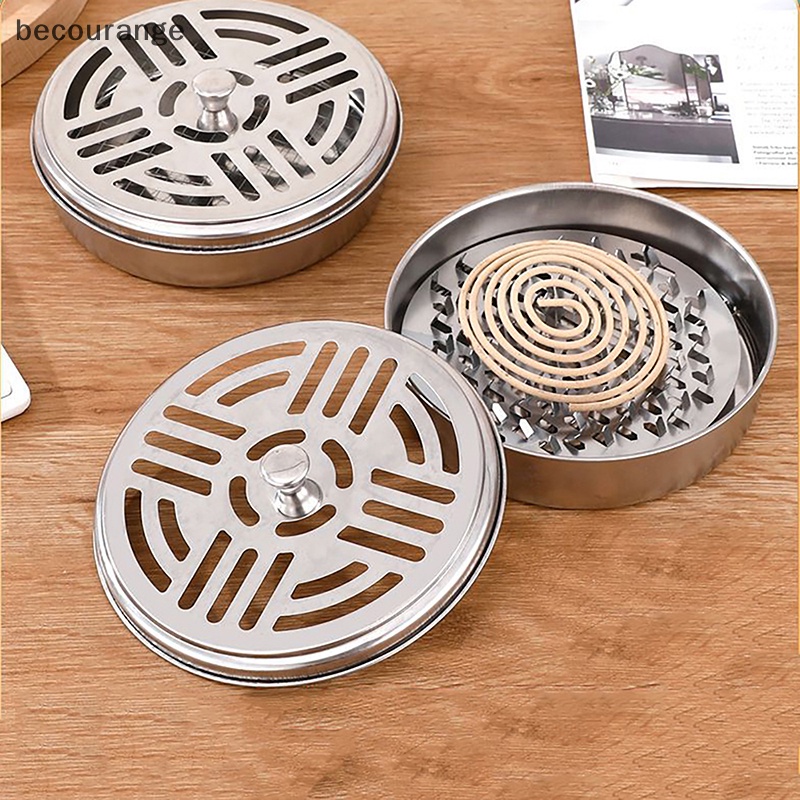 Giá Đỡ Cuộn Dây Đuổi Muỗi [becourange] Khay Đựng Nhang Muỗi Kèm Vỏ Bọc Tiện Lợi Dành Cho Gia Đình [Mới]