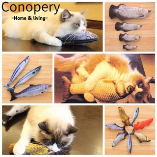 Conopery Cá nhân tạo nhồi cỏ bạc hà đồ chơi cho mèo