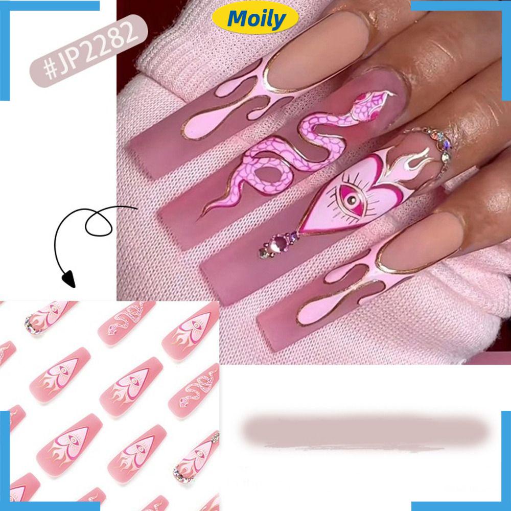 Bộ 24 Móng Tay Giả Che Phủ Toàn Diện DIY