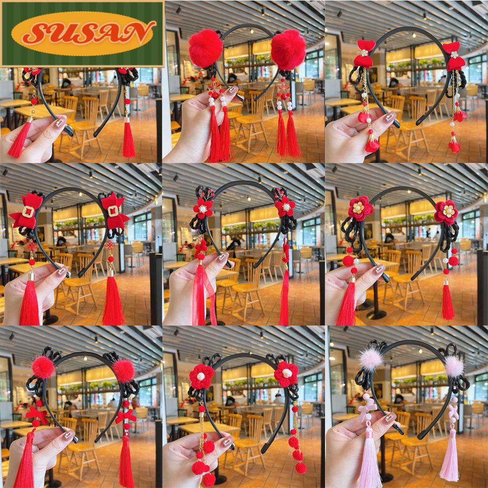 Kẹp Tóc Phong Cách Trung Hoa Mừng Năm Mới Cho Bé Gái